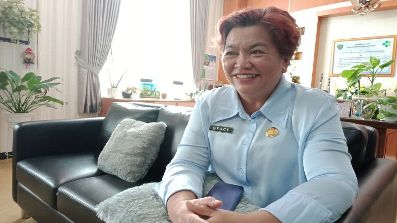 Kepala Dinas Kesehatan Kabupaten Penajam Paser Utara, Kalimantan Timur, Jense Grace Makisurat (ANTARA/Novi Abdi-Bagus Purwa)