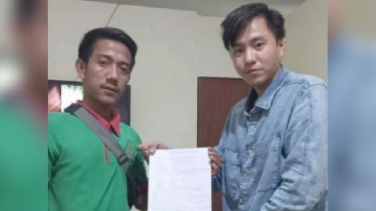 JW dan PS sepakat berdamai di Puncak, Kabupaten Bogor, Jawa Barat. (ANTARA/HO-Humas Polres Bogor)