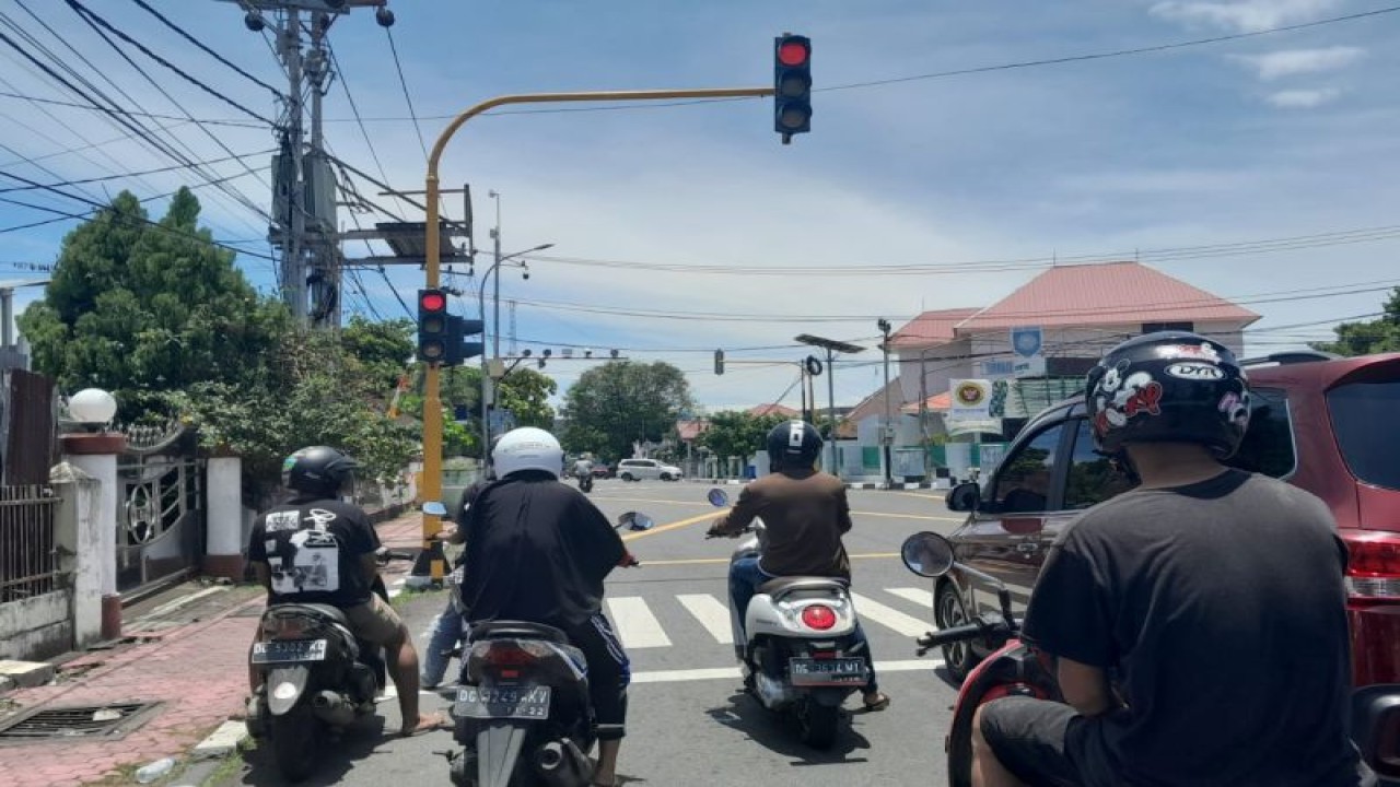 Kamera ETLE terpasang Jalan Hasan Esa Kelurahan Takoma, Kota Ternate (Abdul Fatah)