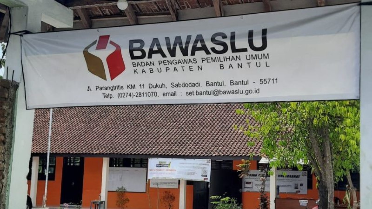 Kantor Bawaslu Bantul, DIY (Foto Humas Bawaslu)