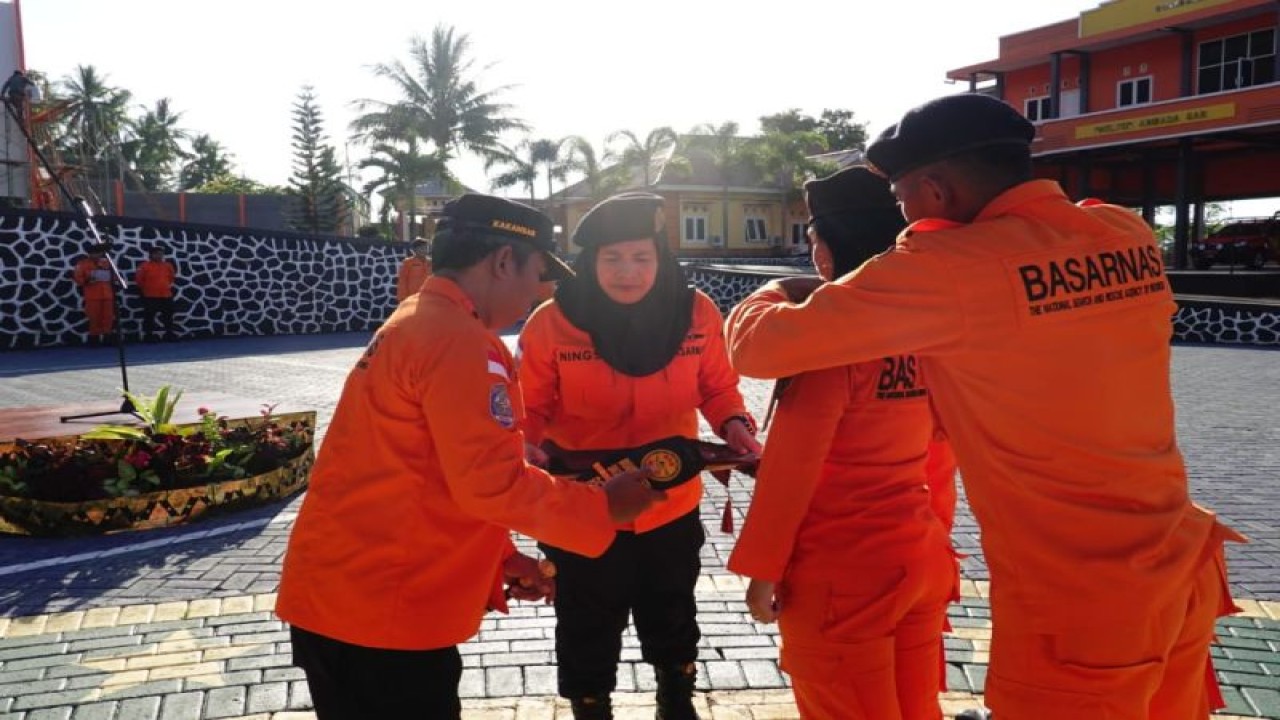 Kantor Pencarian dan Pertolongan Ternate resmi menutup pelaksanaan Siaga SAR Khusus Natal 2022 dan Tahun Baru 2023. (ANTARA/Abdul Fatah)