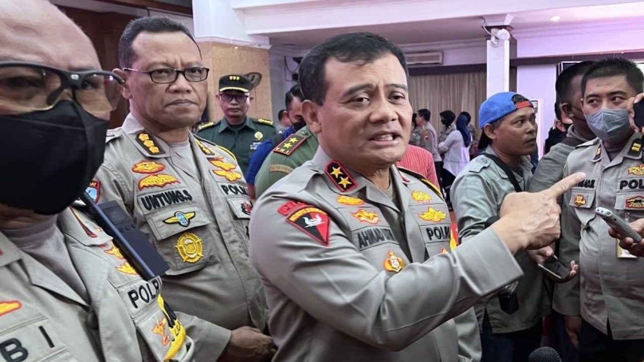 Kapolda Jawa Tengah Irjen Pol Ahmad Luthfi. (ANTARA/Wisnu Adhi)