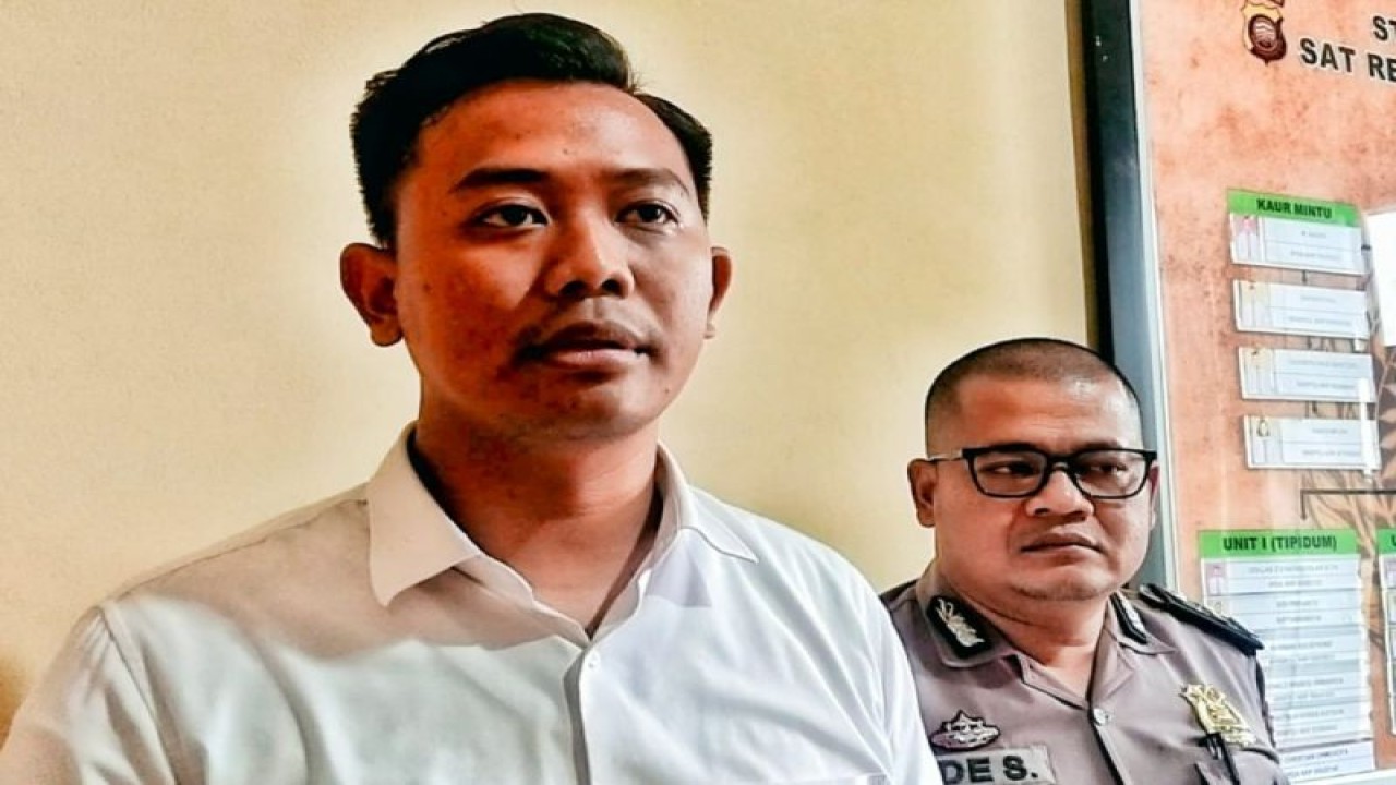 Kasat Reskrim Polres Kubu Raya IPTU Indrawan Wira Saputra. ANTARA/HO-Humas Polres Kudu Raya. (Teofilusianto Timotius)