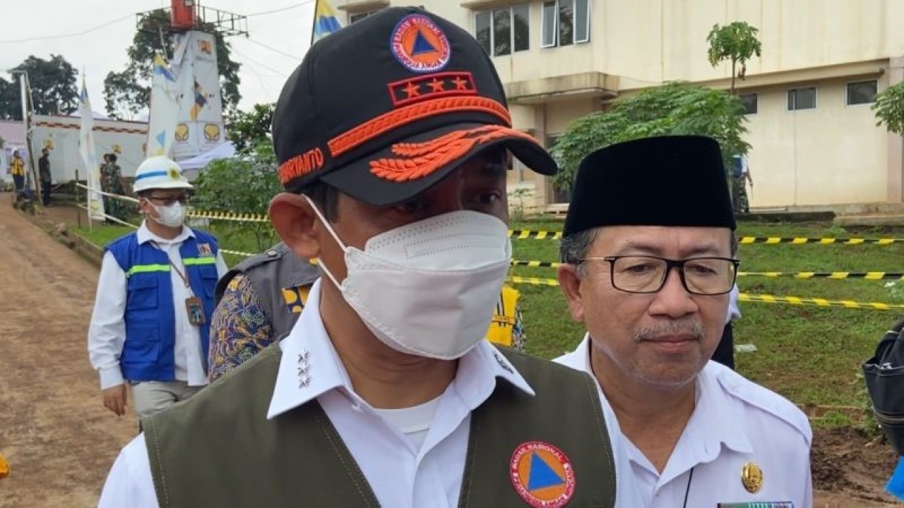 Kepala Badan Nasional Penanggulangan Bencana (BNPB) Suharyanto. (ANTARA/Ahmad Fikri)