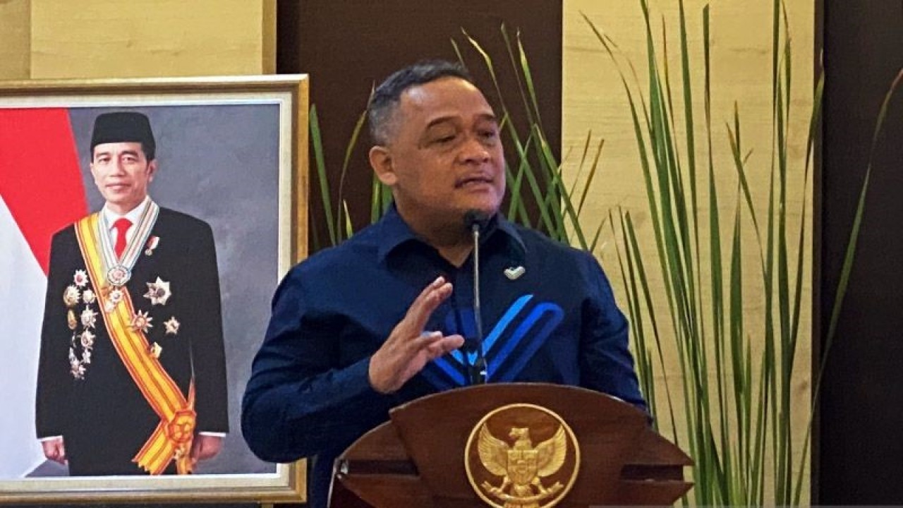 Arsip-Kepala BP2MI Benny Rhamdani dalam Launching SOP dan Penandatanganan MOU BP2MI bersama mitra di Jakarta, Selasa (15/11/2022). ANTARA/Hreeloita Dharma Shanti/am.