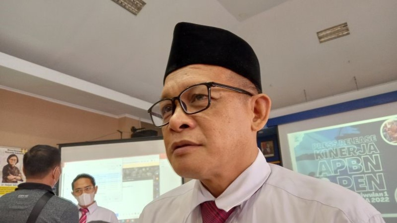 Kepala Kantor Wilayah Direktorat Jenderal Perbendaharaan Bengkulu Syarwan. ANTARA/Anggi Mayasari