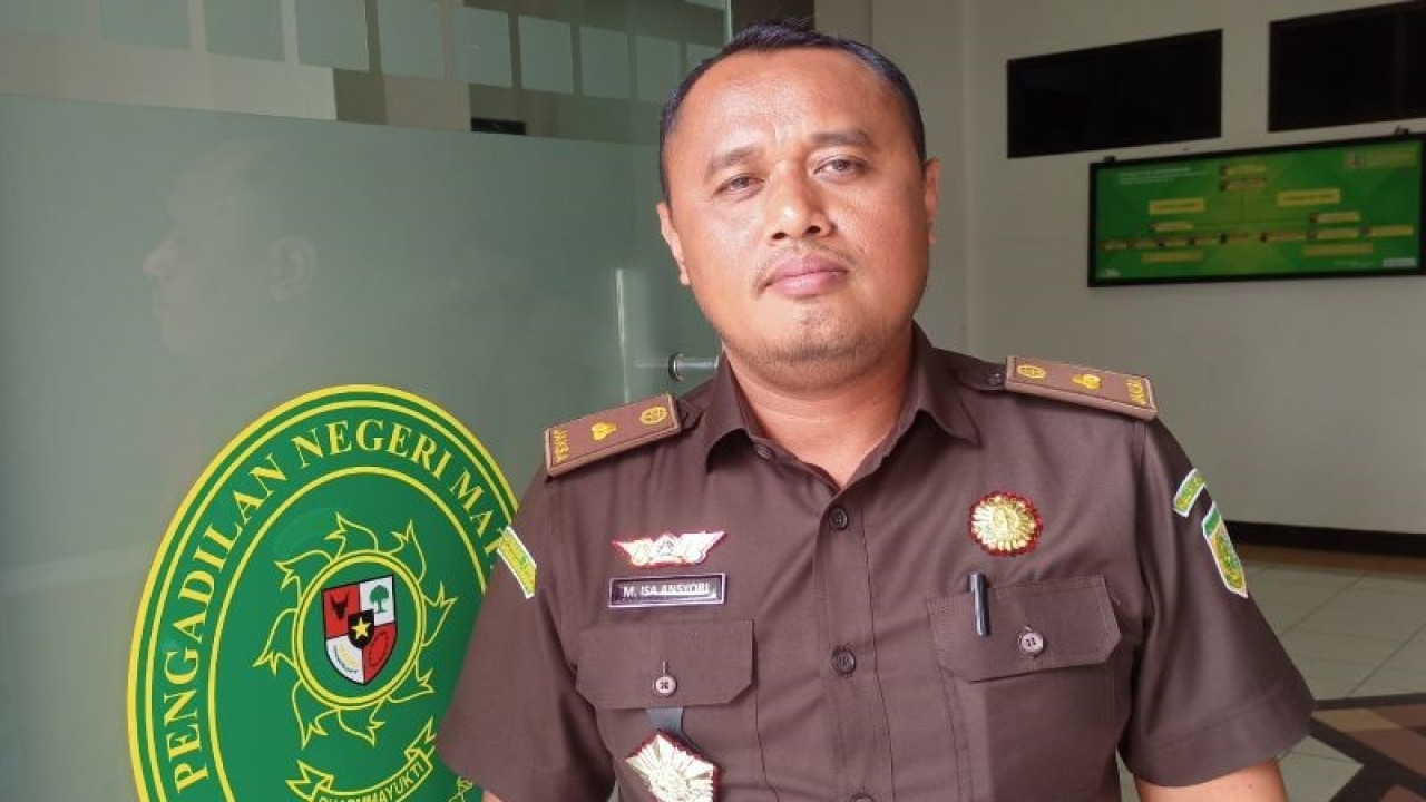 Kepala Seksi Pidsus Kejari Lombok Timur Isa Ansyori. ANTARA/Dhimas BP