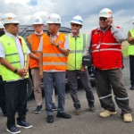 Kepala Staf Kepresidenan Moeldoko saat meninjau pembangunan Bandar Udara Baru Dhoho Kediri, Kamis (5/1/2023). ANTARA/HO-KSP-1672997355