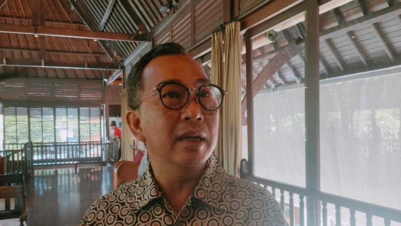 Ketua Yayasan Pembangunan Sanur (YPS) Ida Bagus Gede Sidharta Putra di Denpasar. ANTARA/Ni Luh Rhismawati.