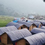 Kondisi salah satu sudut hunian sementara penyintas gempa Cianjur, Jawa Barat. ANTARA/HO-Dokumentasi Humas PLN-1674109823