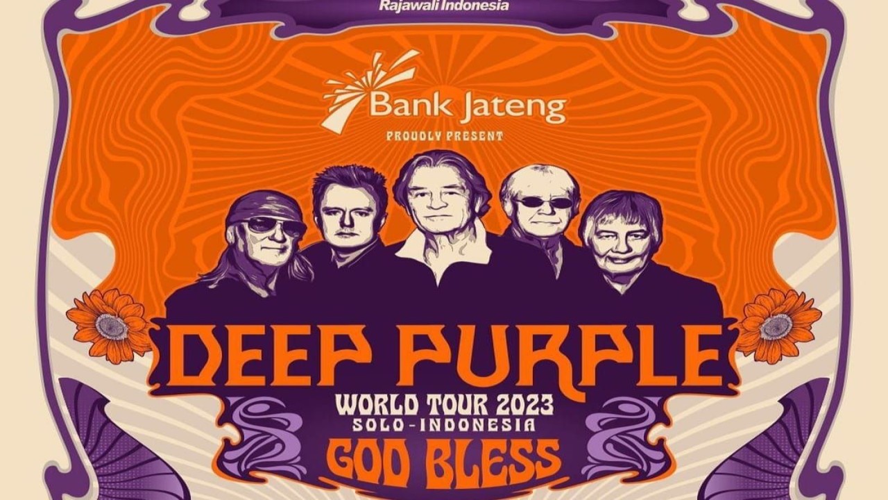 Konser reuni Deep Purpel dengan God Bless 2023 di Solo/ist