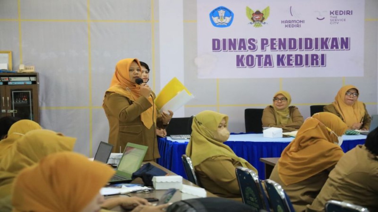 Pembekalan calon kepala sekolah di Kota Kediri, Jawa Timur. ANTARA/HO-Pemkot Kediri
