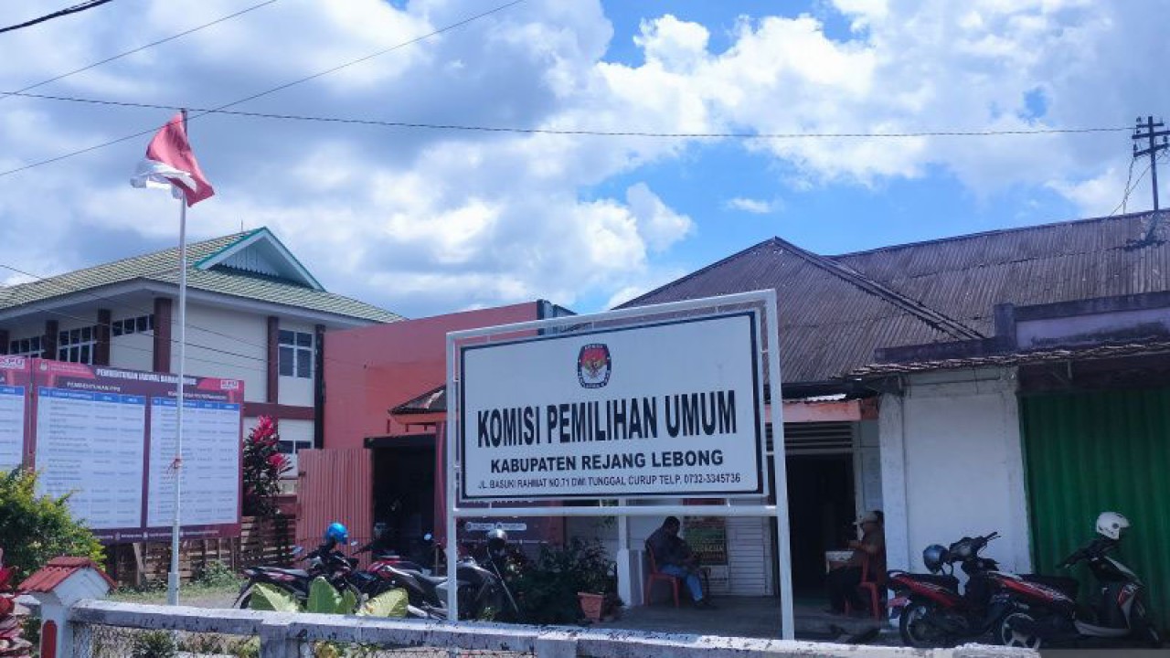 Kantor Komisi Pemilihan Umum (KPU) Kabupaten Rejang Lebong. dok.ANTARA