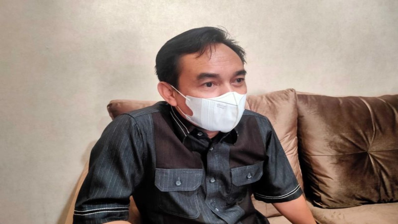 Koordinator Divisi Data dan Informasi KPU Lampung, Agus Riyanto, di Bandarlampung. Kamis, (26/1/2023). (ANTARA/Dian Hadiyatna)