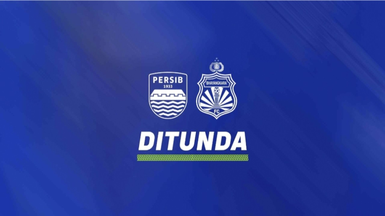 Laga Persib vs Bhayangkara FC Ditunda