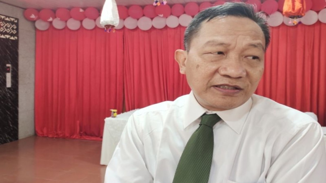 Arsip- Asisten II Bidang Ekonomi dan Pembangunan Provinsi Lampung Kusnardi saat memberi keterangan. ANTARA/Ruth Intan Sozometa Kanafi.