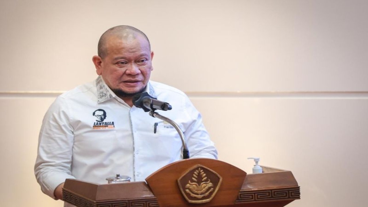 Calon Ketum PSSI yang juga Ketua Dewan Perwakilan Daerah Republik Indonesia (DPD RI) AA LaNyalla Mahmud Mattalitti (ANTARA/HO-Humas DPD RI)