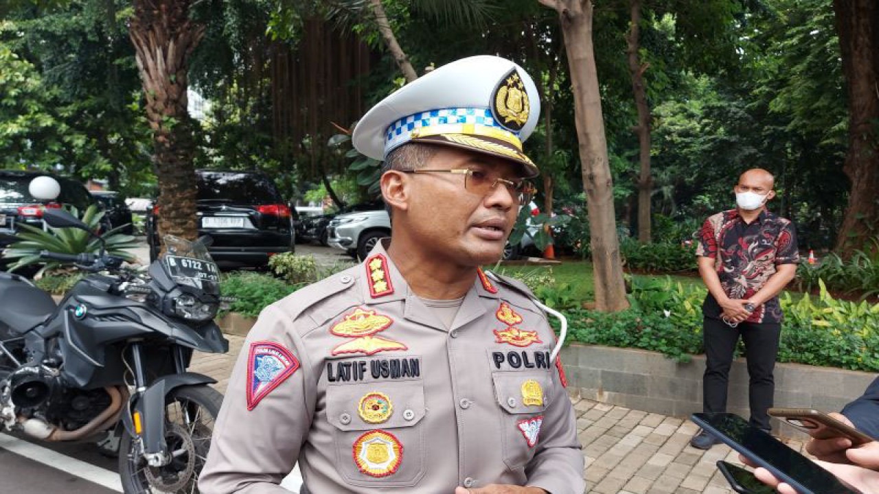 Direktur Lalu Lintas Polda Metro Jaya Kombes Pol Latif Usman. ANTARA/Fianda Sjofjan Rassat