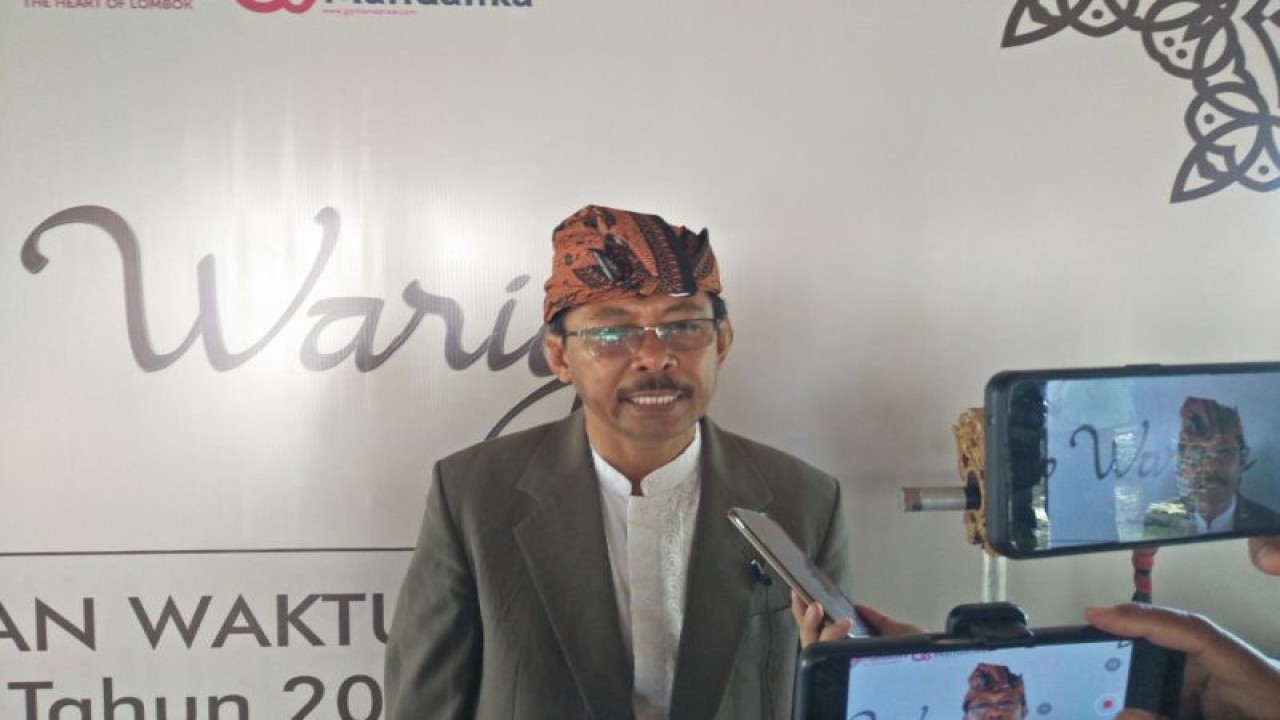 Kepala Dinas Pariwisata Kabupaten Lombok Tengah, Nusa Tenggara Barat, Lendek Jayadi (ANTARA/Akhyar)