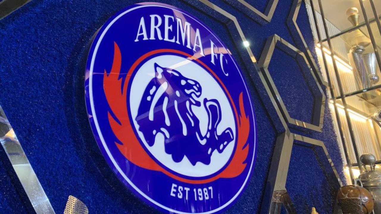 Logo Arema FC. (ANTARA/Vicki Febrianto)