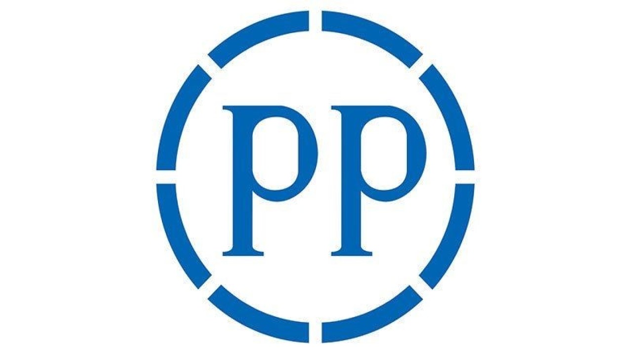 Logo PT PP (Persero). ANTARA/HO-pt-pp.com/pri.