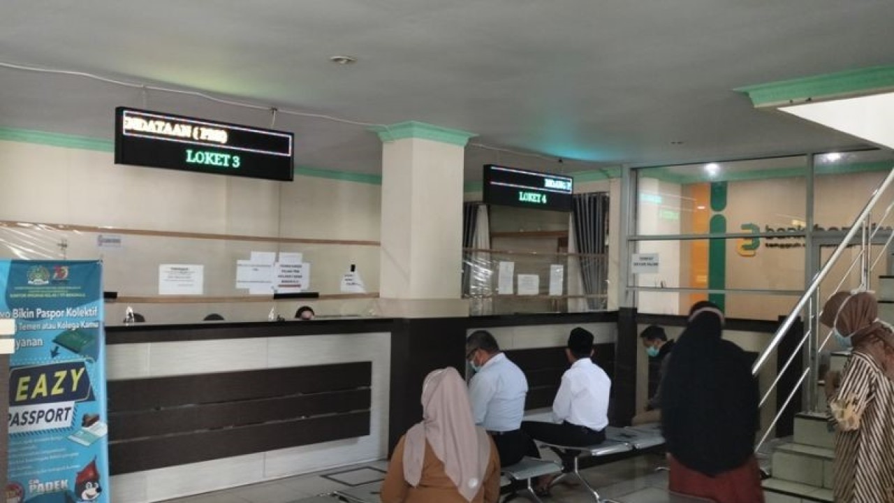 Loket pembayaran pajak dan retribusi daerah di Pemkab Rejang Lebong. dok.ANTARA