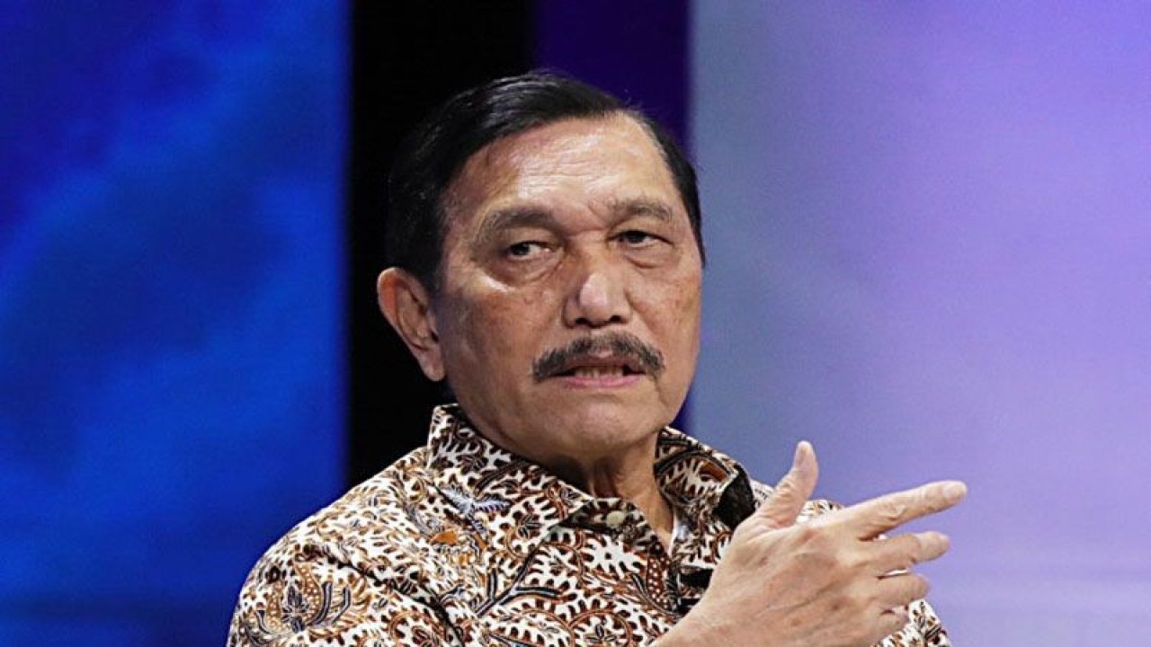 Menteri Koordinator Bidang Kemaritiman dan Investasi Luhut Binsar Pandjaitan. ANTARA/HO-Kemenko Marves/Vebianto Faladi/aa. (Handout Kemenko Marves/Vebianto Faladi)