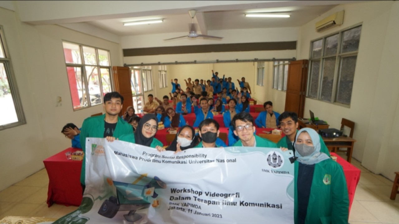 Mahasiswa Unas Berbagi Ilmu Videografi