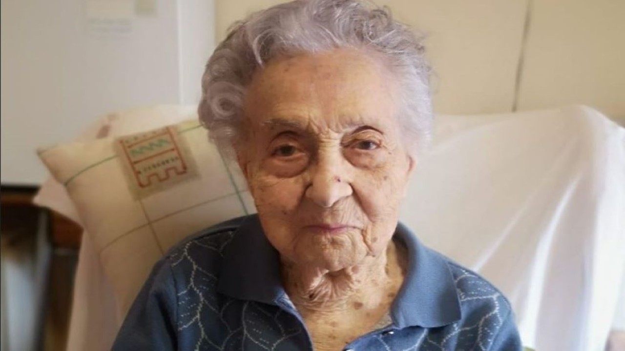 María Branyas Morera dinobatkan sebagai wanita tertua di dunia oleh Guinness World Records. (Facebook GWR via UPI)