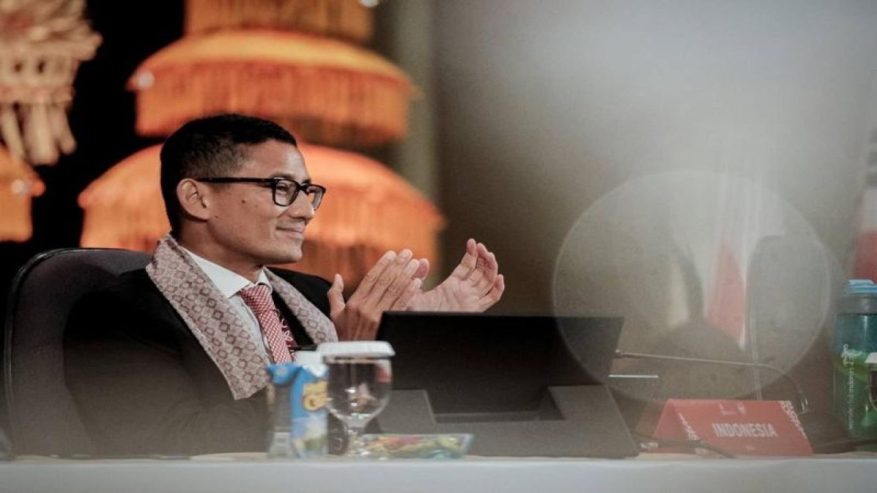 Menteri Pariwisata dan Ekonomi Kreatif Sandiaga Salahuddin Uno. (ANTARA/HO/Kementerian Pariwisata dan Ekonomi Kreatif)