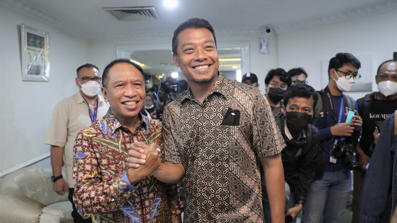 Menpora Zainudin Amali bersama Hamka