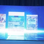 Menteri Agama Yaqut Cholil Qoumas menghadiri acara peluncuran tiga buku catatan perjalanan haji karya tim Media Center Haji (MCH) Tahun 2022. (ANTARA/HO-Kemenag)-1672890111