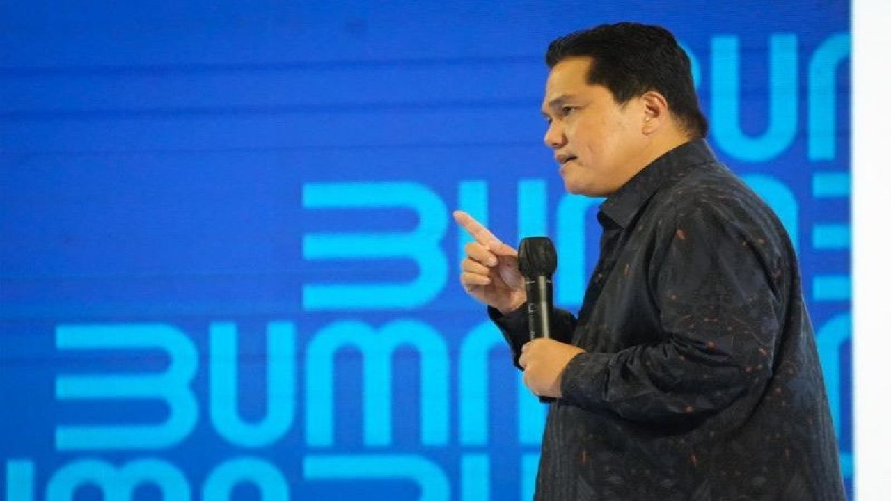 Menteri BUMN Erick Thohir. ANTARA/HO - Kementerian BUMN