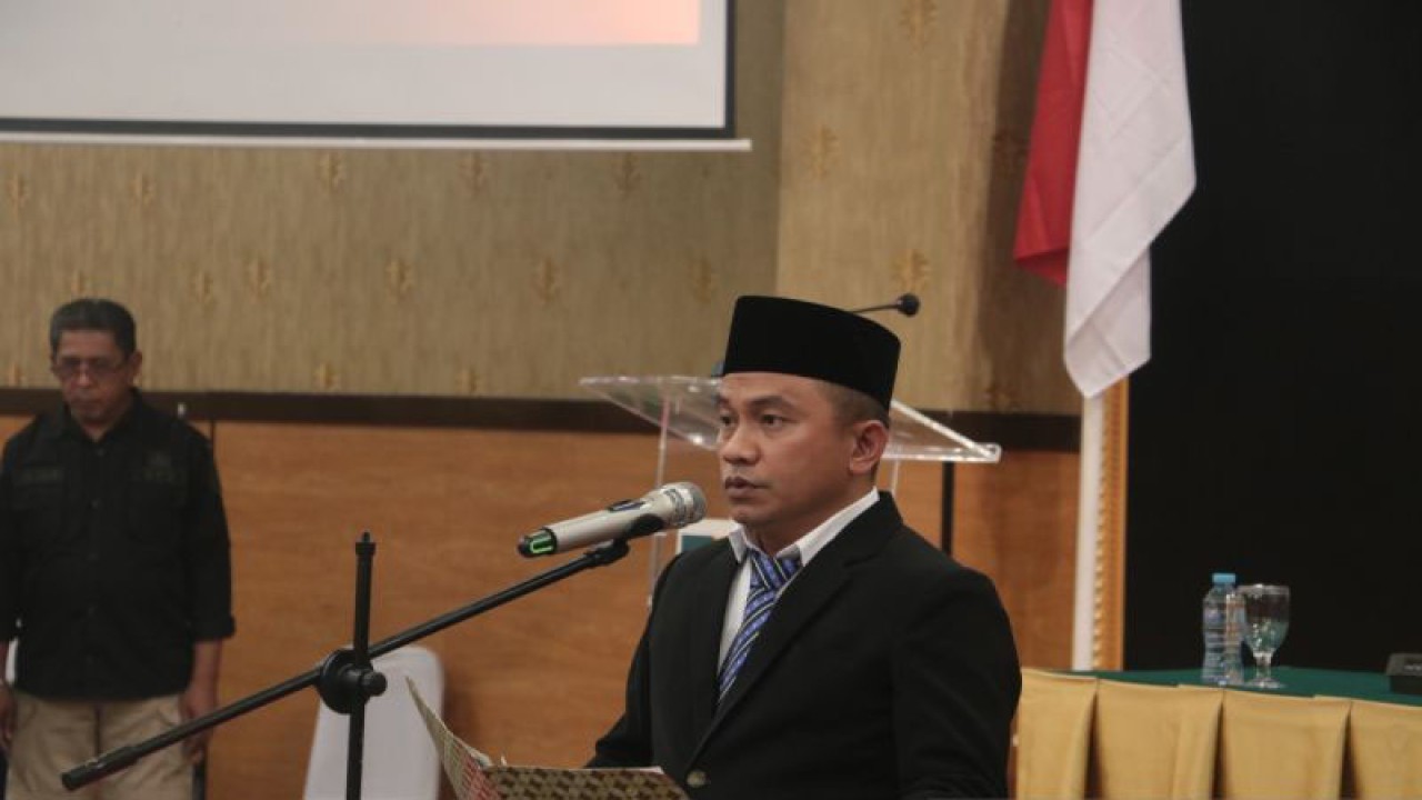 Ketua KPU Gorontalo Utara, Munawir Ismail, terkait perekrutan PPS untuk Pemilu Serentak Tahun 2024. (ANTARA/Susanti Sako)