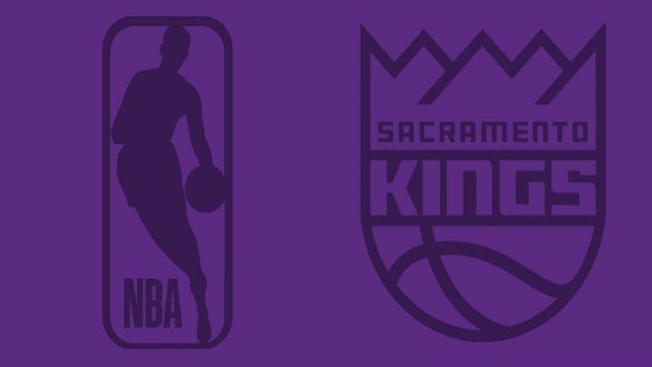 Ilustrasi logo tim NBA, Sacramento Kings. (ANTARA/Gilang Galiartha)