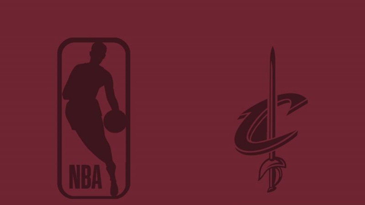 Ilustrasi logo tim NBA, Cleveland Cavaliers. (ANTARA/Gilang Galiartha)