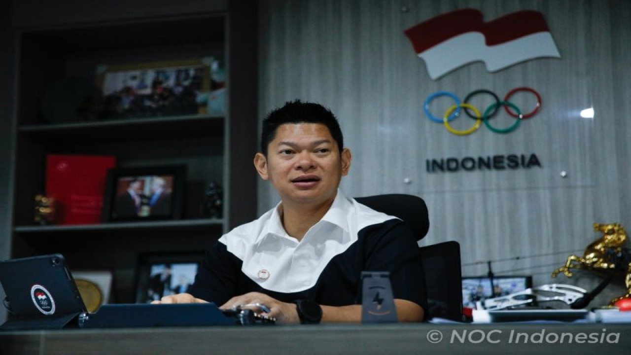Ketua Komite Olimpiade Indonesia (NOC Indonesia) Raja Sapta Oktohari. (ANTARA/HO/NOC Indonesia/Naif Al’As)