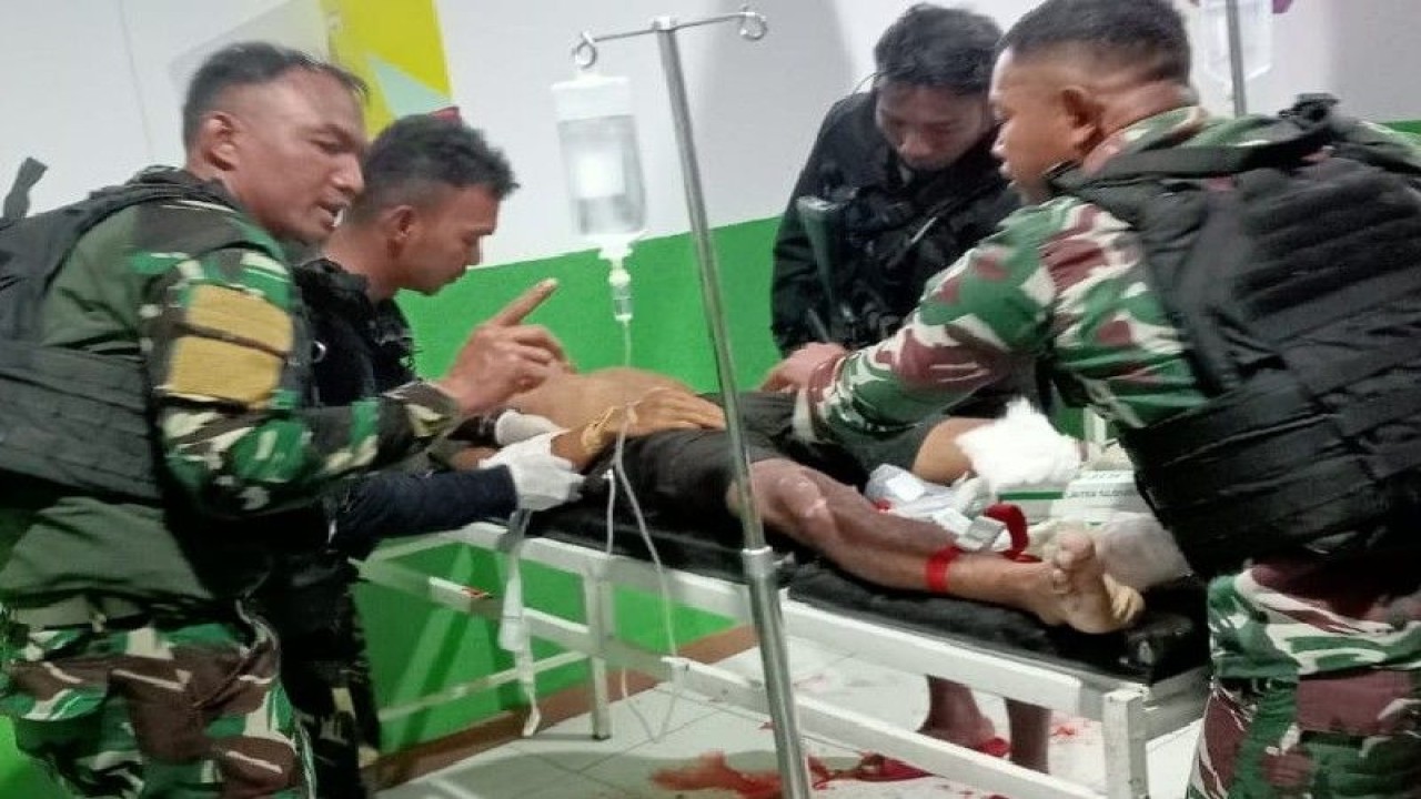 Serka Jeky, Selasa sore sekitar pukul 17.00 WIT ditikam orang tak dikenal (OTK) saat hendak membeli rokok di pasar Sinak, Kabupaten Puncak hingga meninggal. (ANTARA/HO/Dok Korem 173/PVB)
