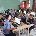 Pelaksanaan tes tertulis calon PPS Pemilu 2024 di Kecamatan Sindang Beliti Ulu, Kabupaten Rejang Lebong, Minggu, (8/1/2023).ANTARA/HO-KPU Rejang Lebong-1673250512