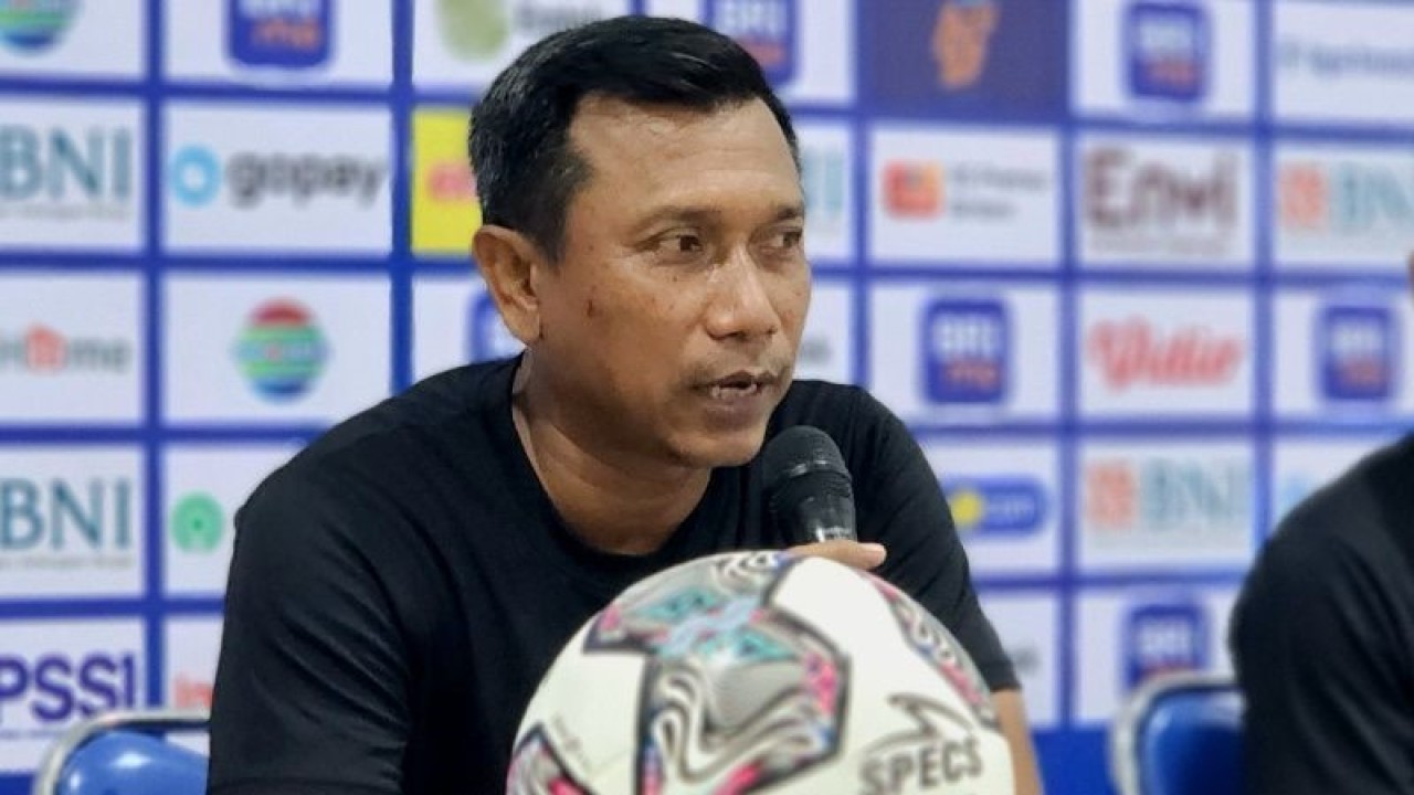 Pelatih Bhayangkara FC Widodo C.Putro (ANTARA/ I.C.Senjaya)