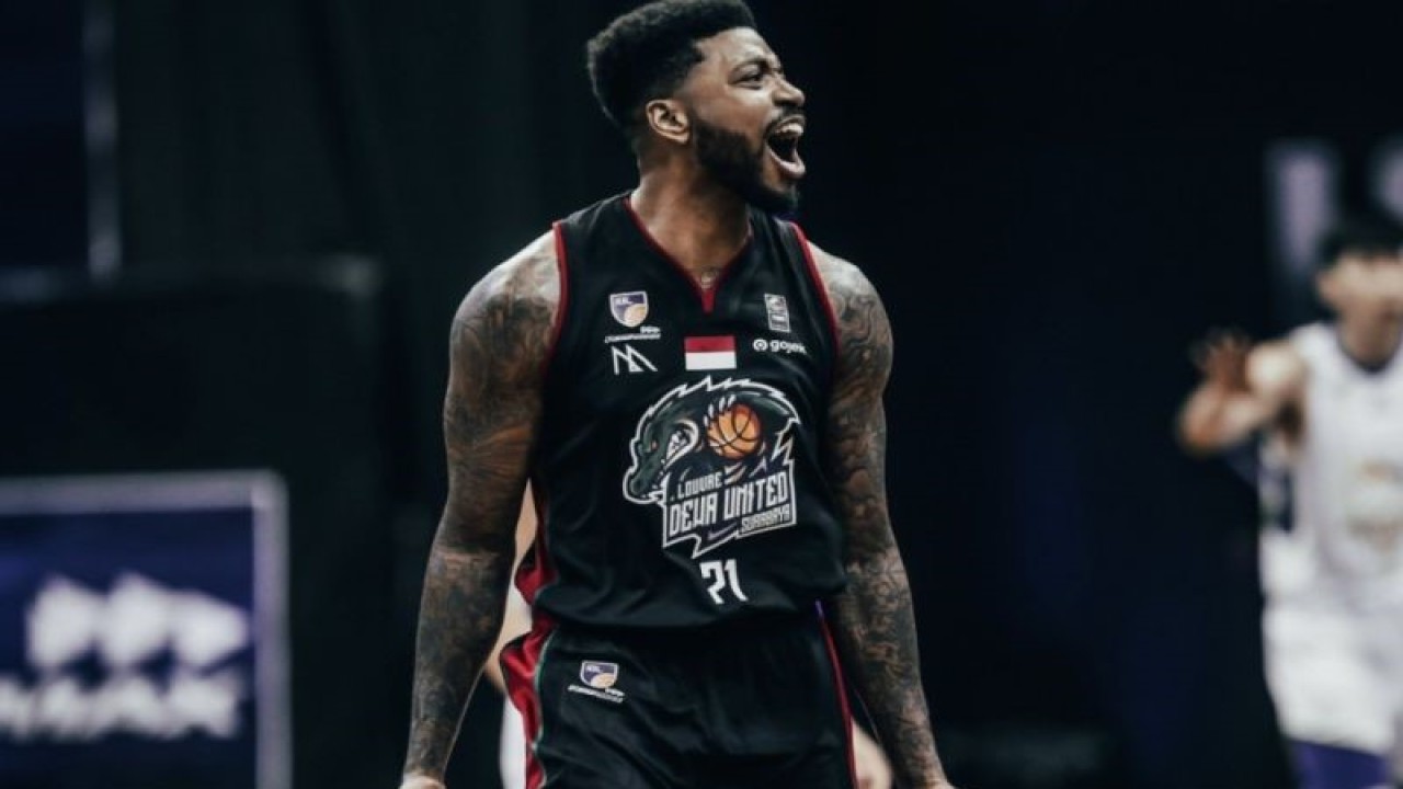 Pemain Louvre Dewa United Surabaya Jamarr Andre Johnson (Dokumentasi IBL)