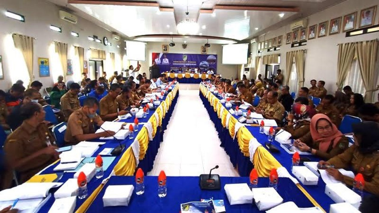 Pemerintah Kabupaten Barito Utara melaksanakan konsultasi publik penyusunan RPD kabupaten setempat 2024-2026, di Muara Teweh, Senin (30/1/2023). ANTARA/Dokumen Pribadi