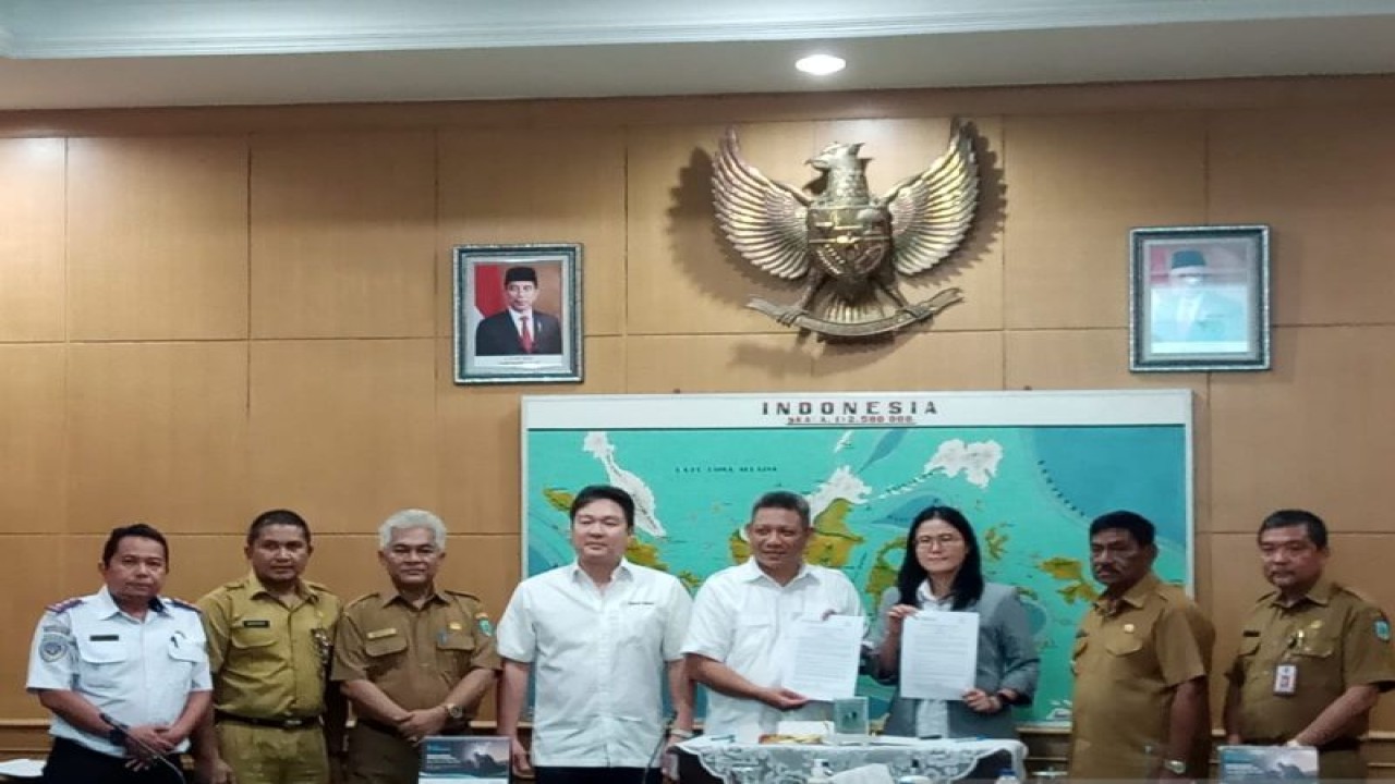 Pemkab Belitung bekerja sama dengan PT Temas Port dalam rangka pengembangan pelabuhan Tanjung Batu di Belitung. ANTARA/Kasmono