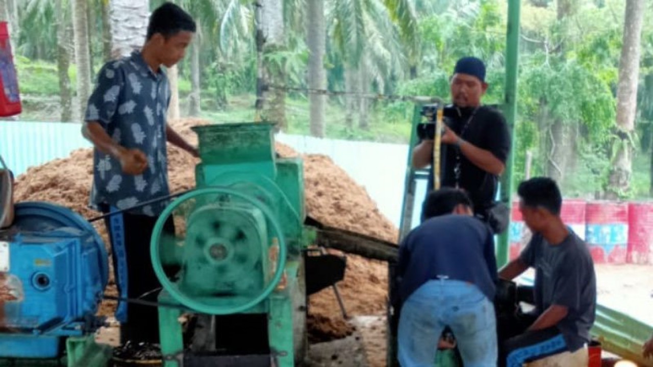Salah satu usaha kecil pengolahan minyak mentah kelapa sawit di Kecamatan Penarik, Kabupaten Mukomuko, Rabu (12/10/2022) ANTARA/HO-Istimewa.