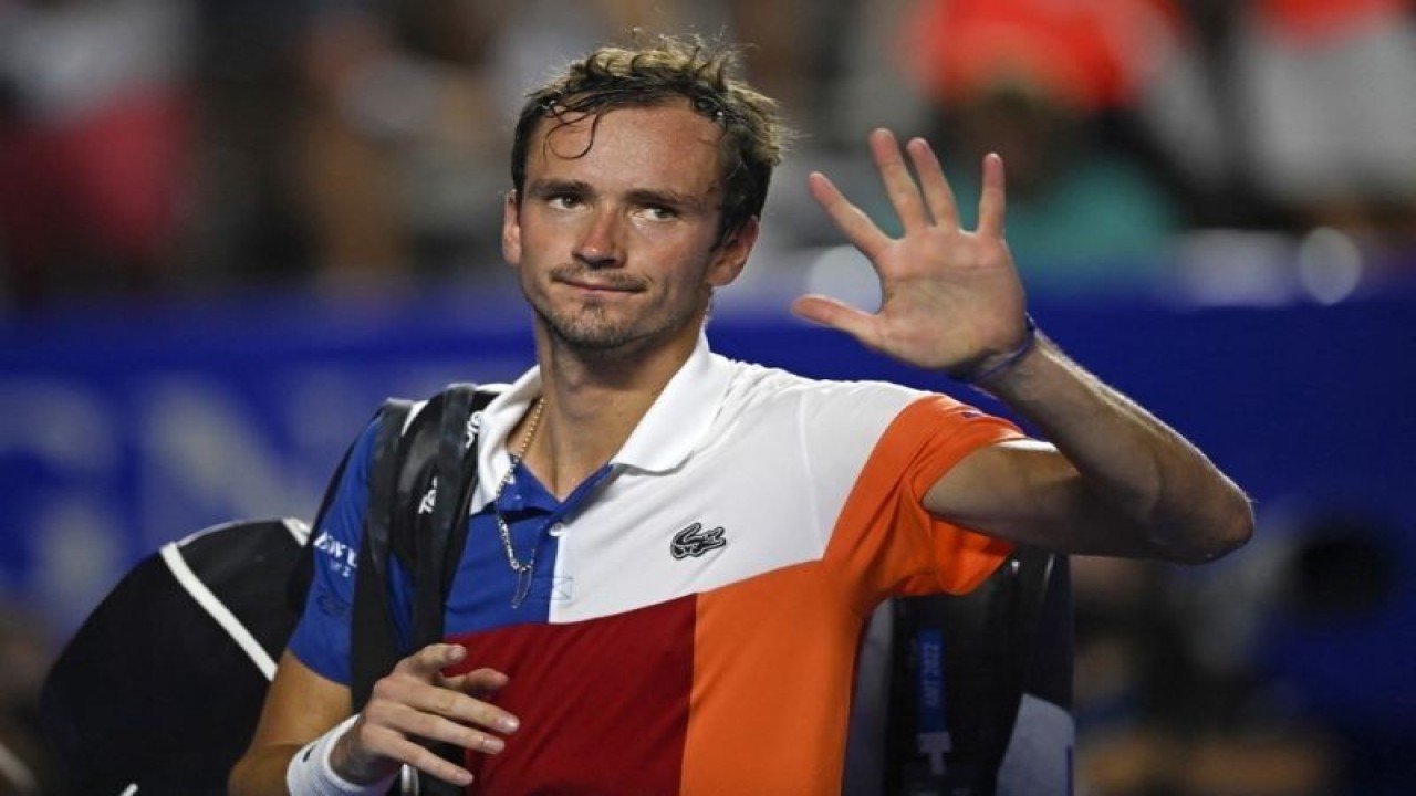 Petenis Rusia Daniil Medvedev. (Photo by PEDRO PARDO / AFP) (AFP/PEDRO PARDO)