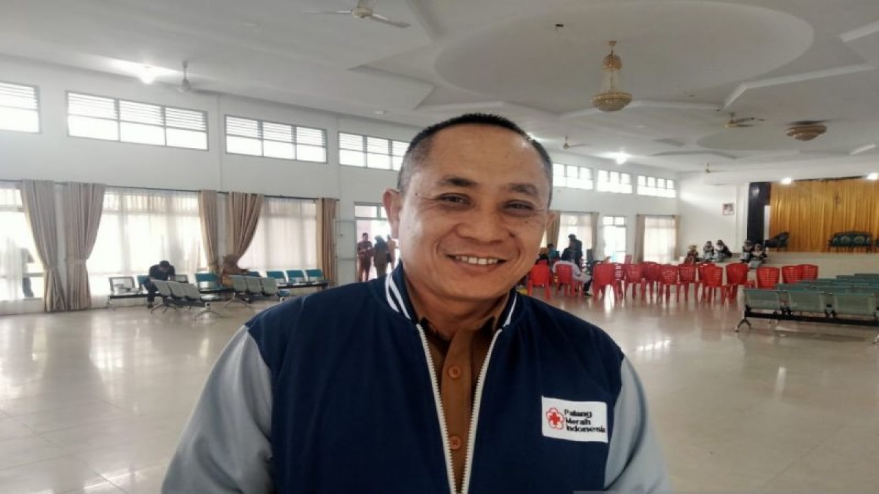 Kepala PMI Kabupaten Bangka Tego (ANTARA/Kasmono)