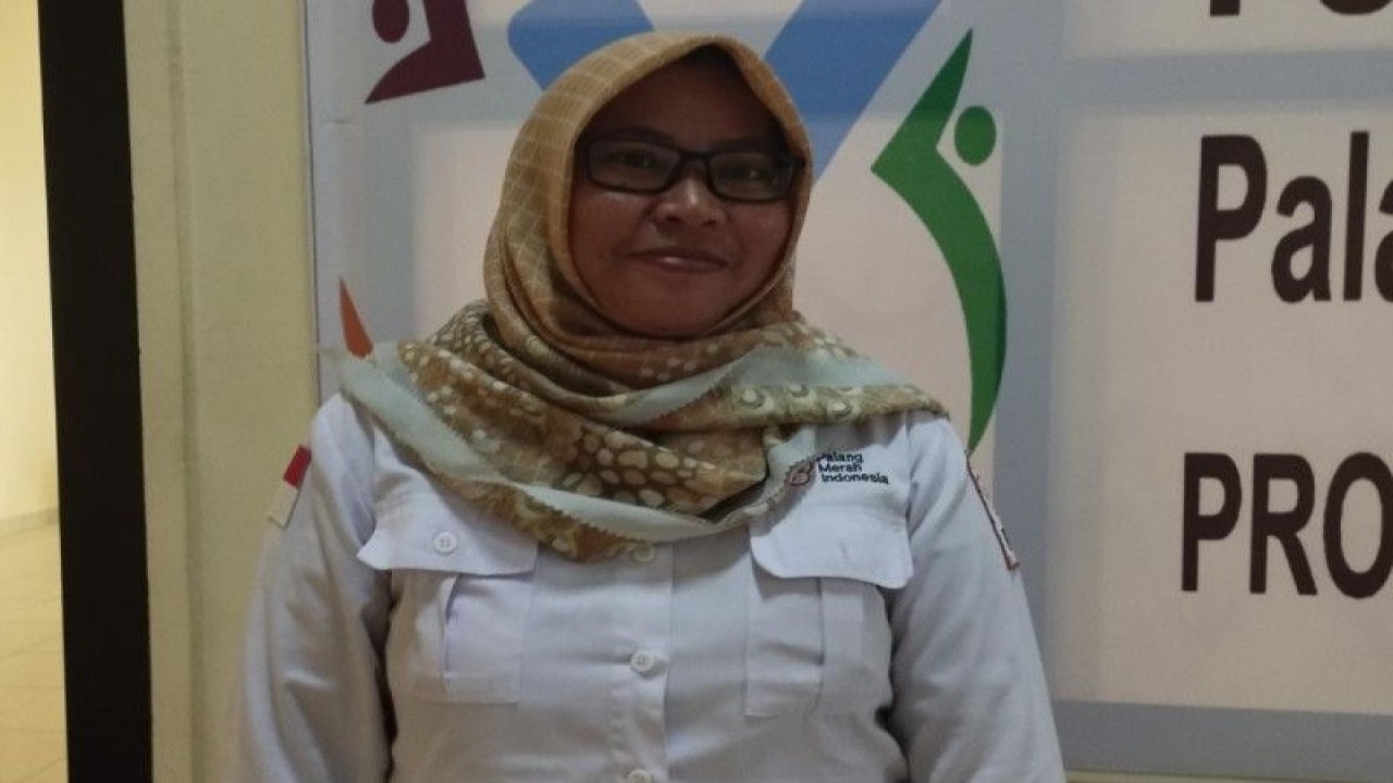 Kepala Divisi Pelayanan Kesehatan dan Unit Donor Darah Provinsi Banten Sobriyah. (ANTARA/Mulyana)