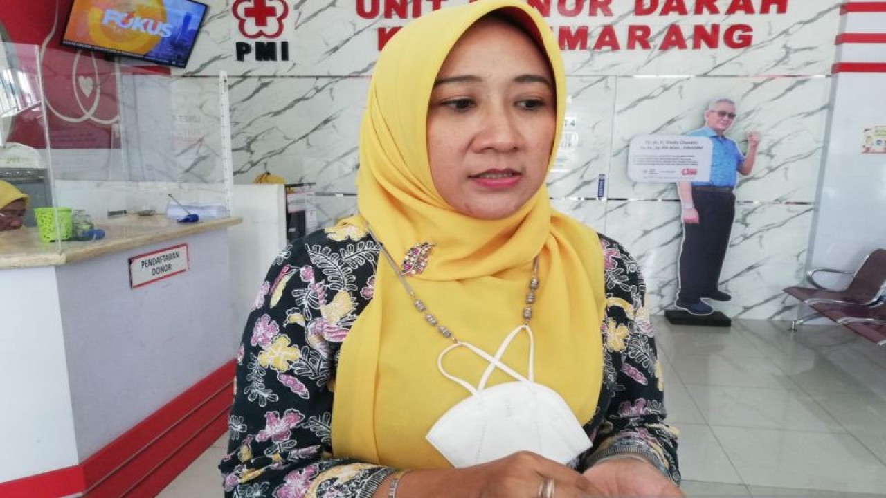 Kepala UDD PMI Kota Semarang dr Anna Kartika YA M.Biomed. (ANTARA/Zuhdiar Laeis)