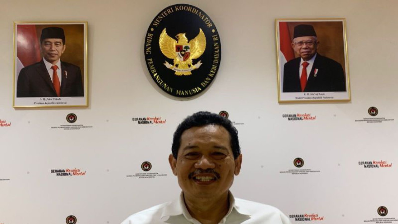 Deputi Bidang Koordinasi Revolusi Mental, Pemajuan Kebudayaan, dan Prestasi Olahraga Kemenko PMK Didik Suhardi. ANTARA/Wuryanti Puspitasari.