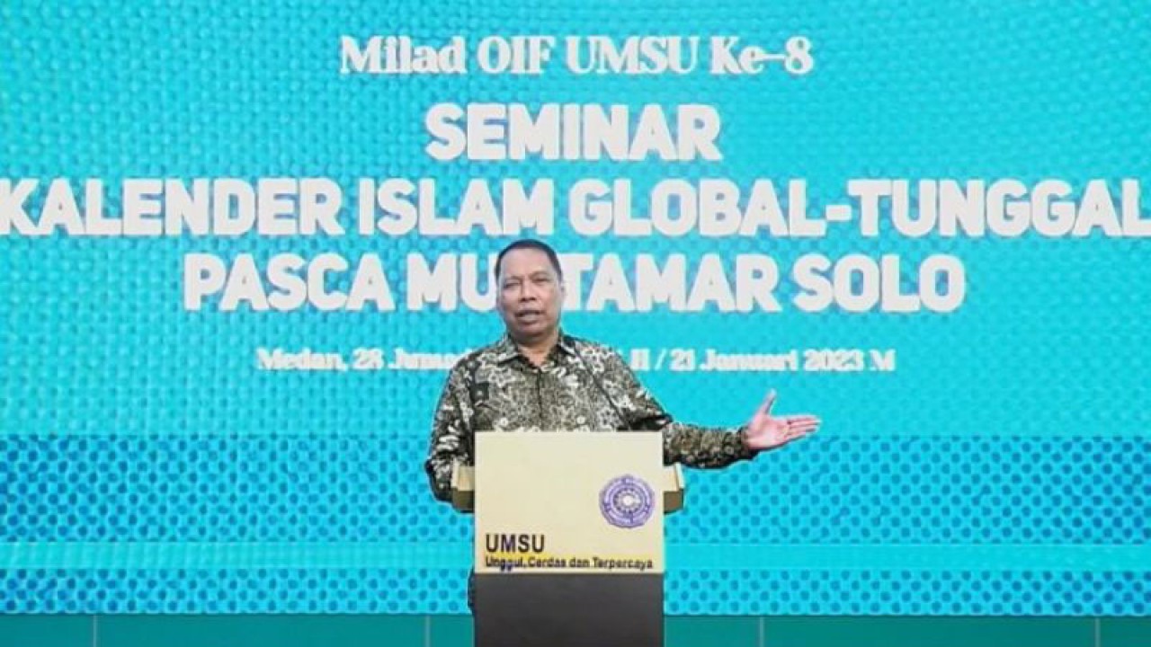 Rektor UMSU Prof Agussani (FOTO ANTARA/Juraidi)